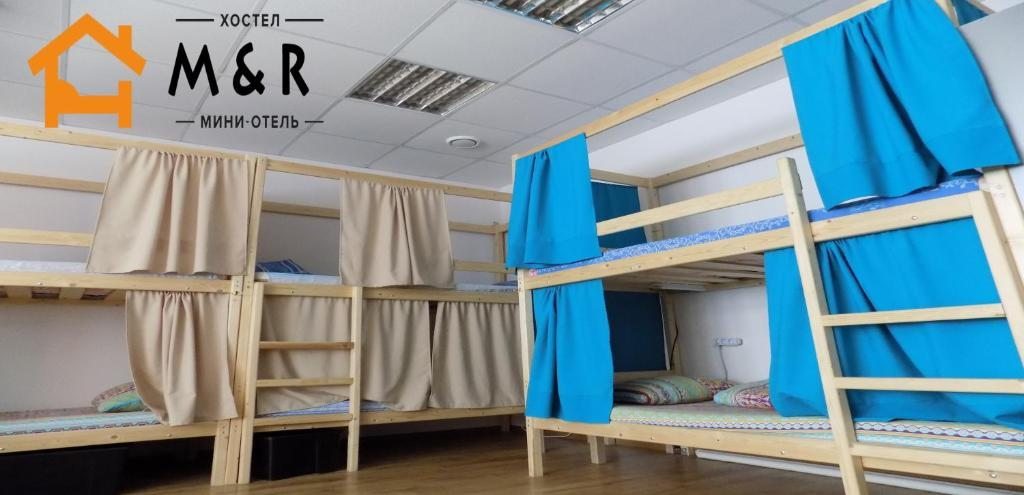 Номер (Спальное место на двухъярусной кровати в общем номере для мужчин и женщин) хостела Main Room M&R, Уфа