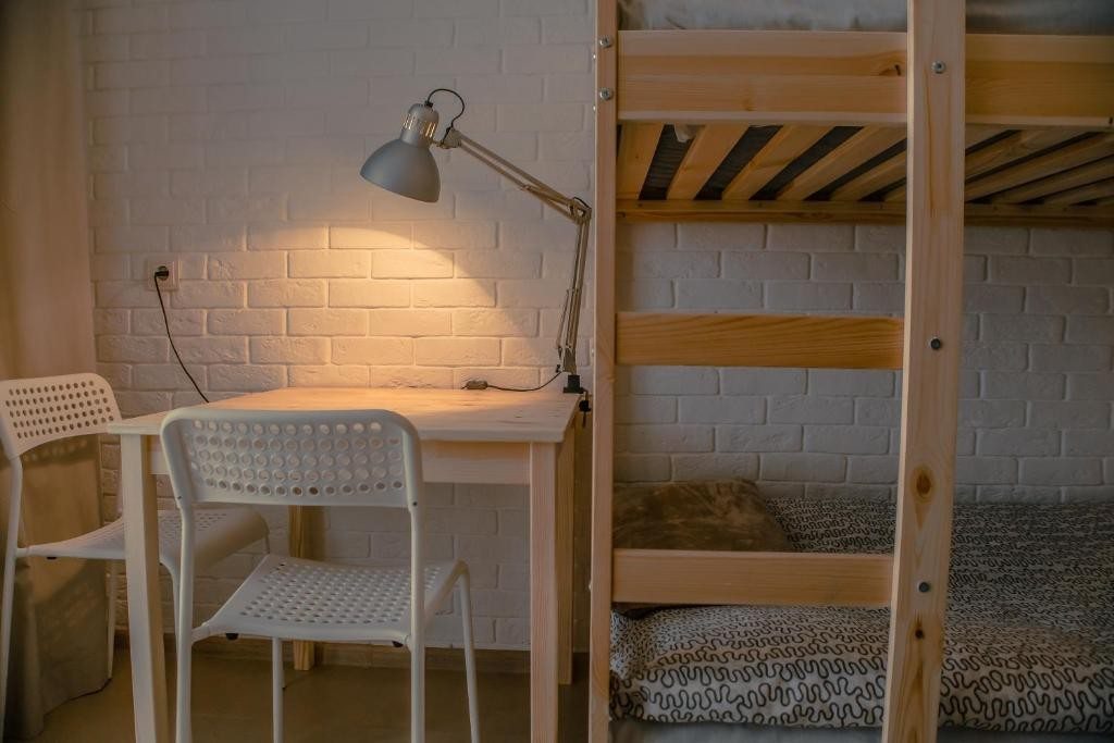 Номер (Спальное место на двухъярусной кровати в общем номере для мужчин) хостела Стокгольм, Уфа