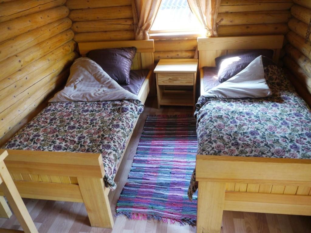 Двухместный (Двухместный номер с 2 отдельными кроватями и дополнительной кроватью) отеля Altai Star Resort, Турбаза Катунь