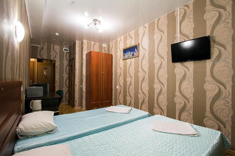 Двухместный (Двухместный номер СТАНДАРТ с 1 кроватью или 2 отдельными кроватями) мини-отеля Флайт, Пермь