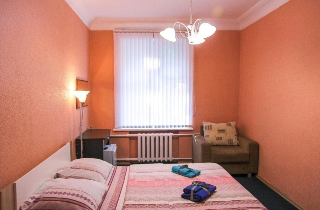 Двухместный (Двухместный номер с 1 кроватью и общей ванной комнатой) хостела Sweethome on Prospekt Nezalejnost, Минск