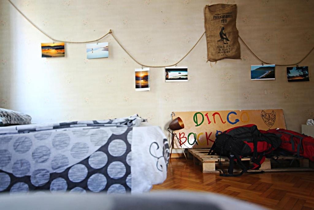 Номер (Односпальная кровать в общем номере) хостела Dingo Backpackers Hostel, Кутаиси