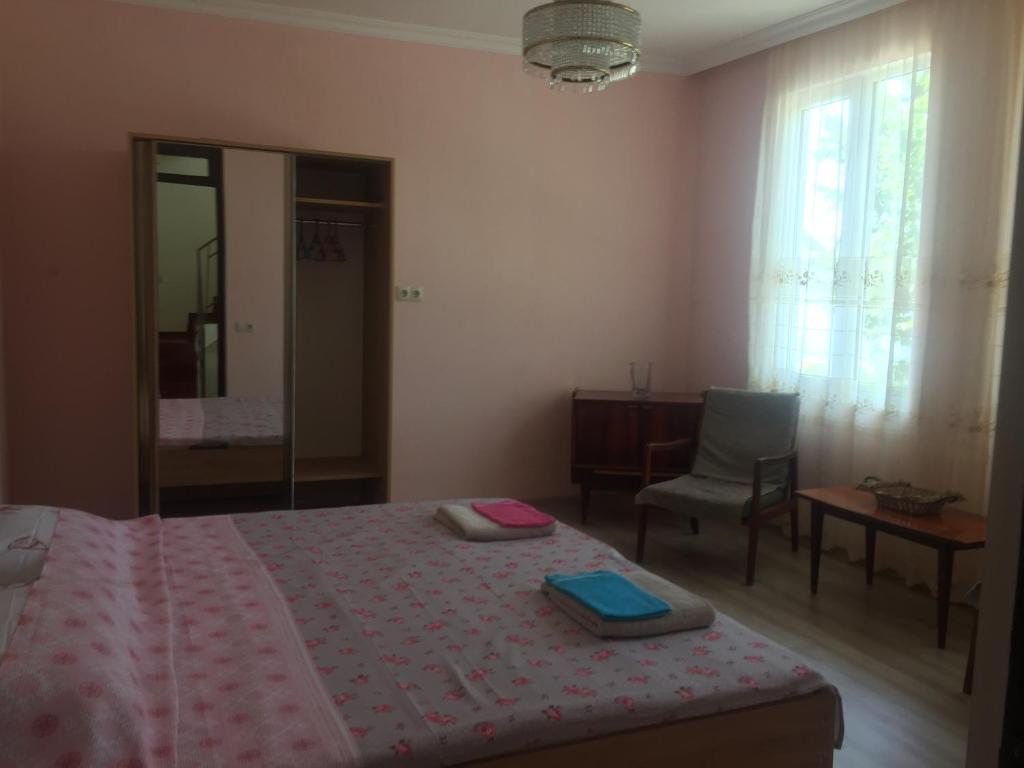 Двухместный (Большой двухместный номер c 1 кроватью или 2 отдельными кроватями) загородного отеля Resani's Guest House, Махинджаури