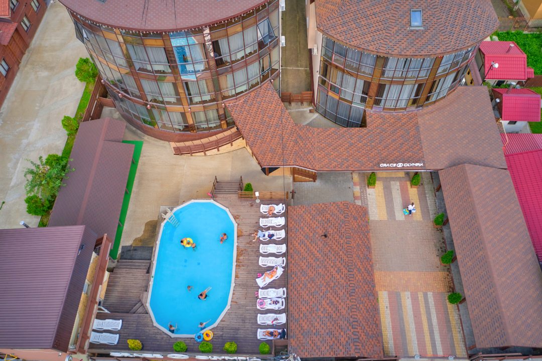 Открытый плавательный бассейн, Отель Грейс Олимпия