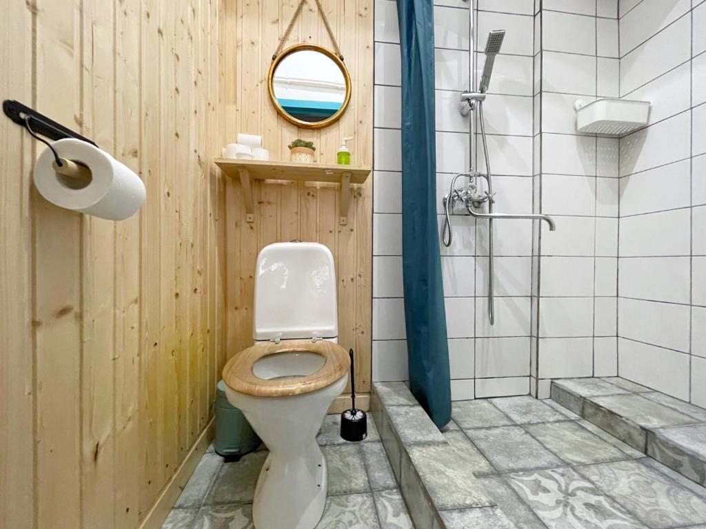Двухместный (Улучшенный номер с двуспальной кроватью и общей ванной комнатой), Гостевой дом Лайка на Московском