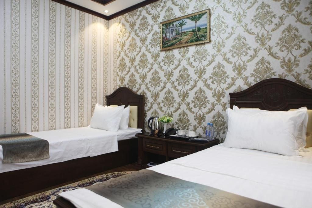 Двухместный (Двухместный номер Делюкс с 2 отдельными кроватями) отеля Hotel Naxshab, Карши