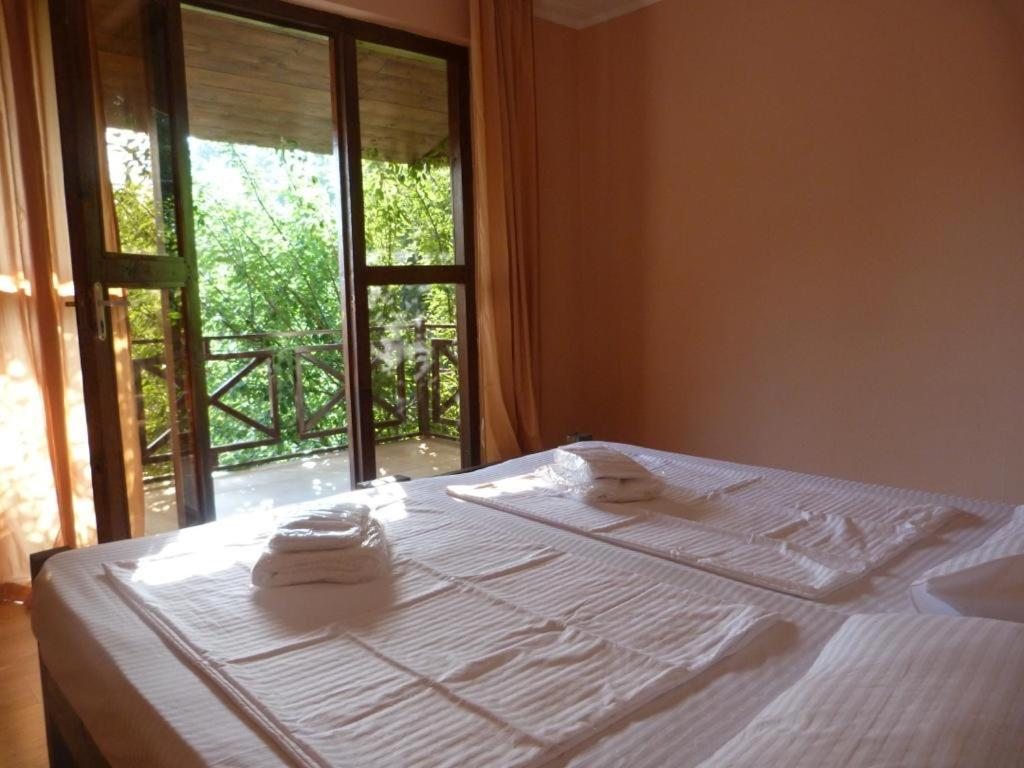 Двухместный (Просторный двухместный номер с 2 отдельными кроватями) гостевого дома Bliss Guesthouse, Гагра
