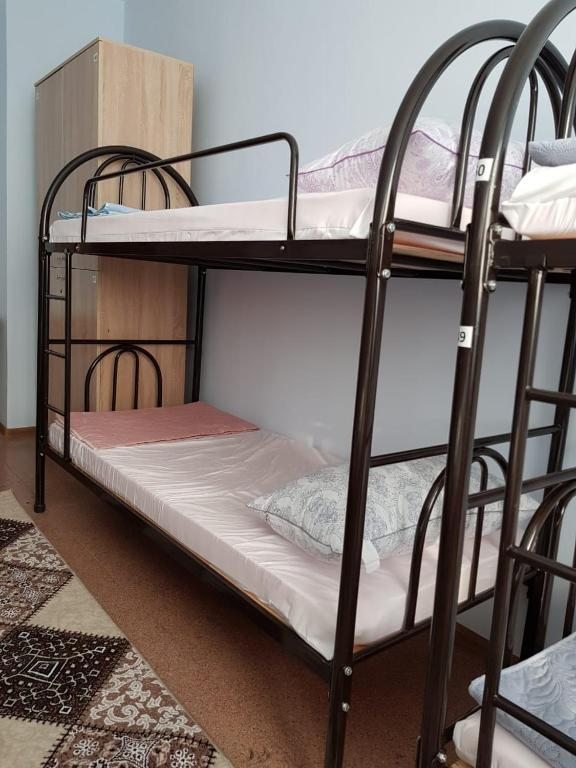 Номер (Спальное место на двухъярусной кровати в общем номере для мужчин и женщин) хостела PalmBay, Алматы