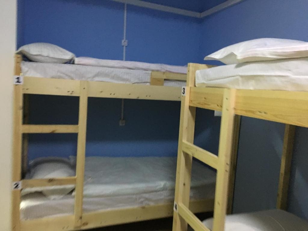 Номер (Спальное место на двухъярусной кровати в общем номере для мужчин и женщин) хостела West Point Premium, Алматы