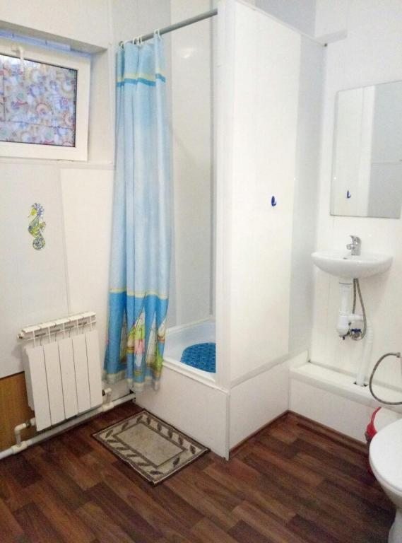 Двухместный (Двухместный номер с 1 кроватью и собственной ванной комнатой) гостевого дома Полинка, Анапа