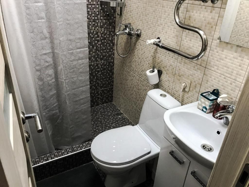 Двухместный (Двухместный номер с 1 кроватью и собственной ванной комнатой), Гостевой дом На Тургенева Sweet home