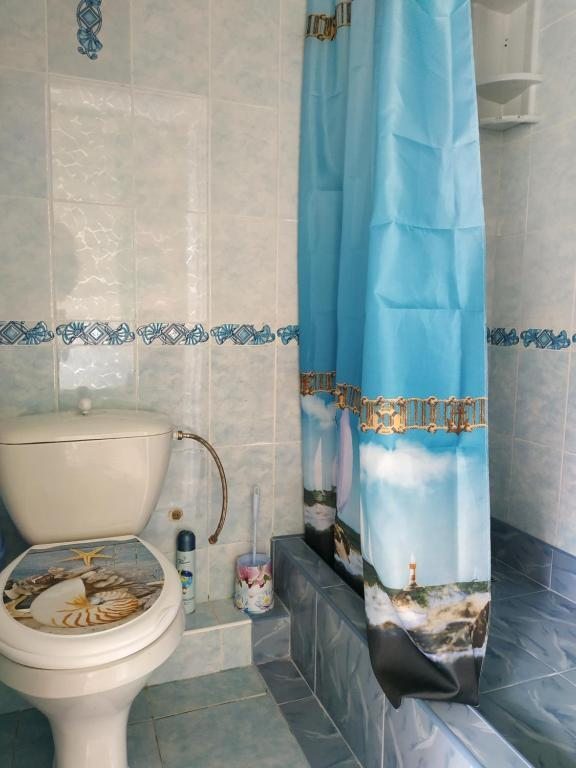Двухместный (Двухместный номер с 1 кроватью и собственной ванной комнатой) гостевого дома Акварель, Витязево