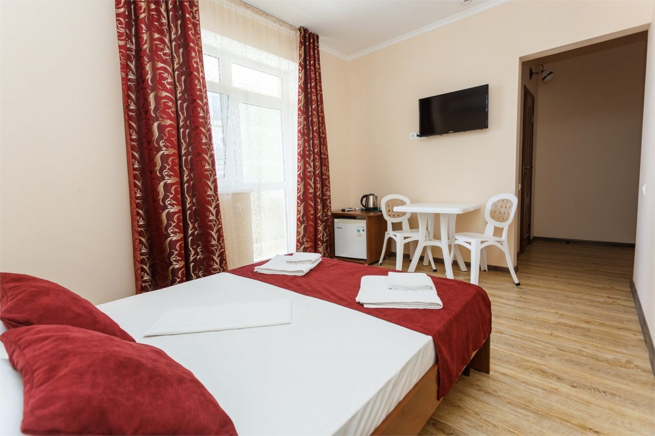 Четырехместный (Четырехместный номер Стандарт (двухкомнатный)), Гостиница У моря