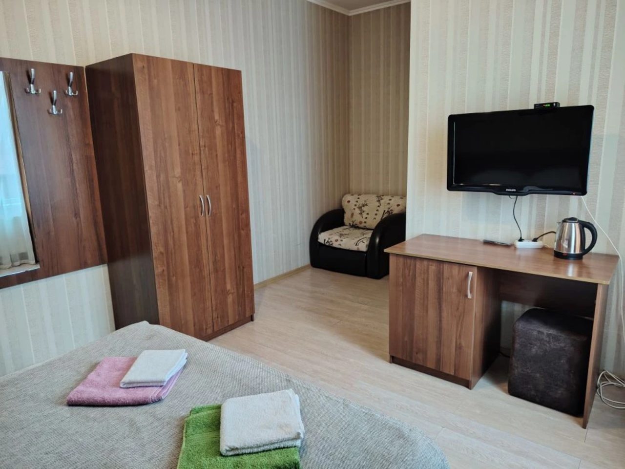 Трехместный (Стандарт без балкона), Гостевой дом Нерей