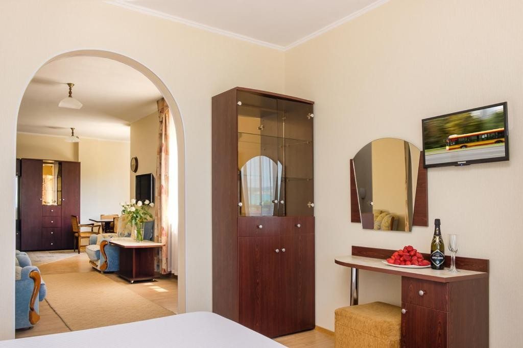 Двухместный (Стандартный двухместный номер с 1 кроватью или 2 отдельными кроватями и видом на море) отеля Мария, Геленджик