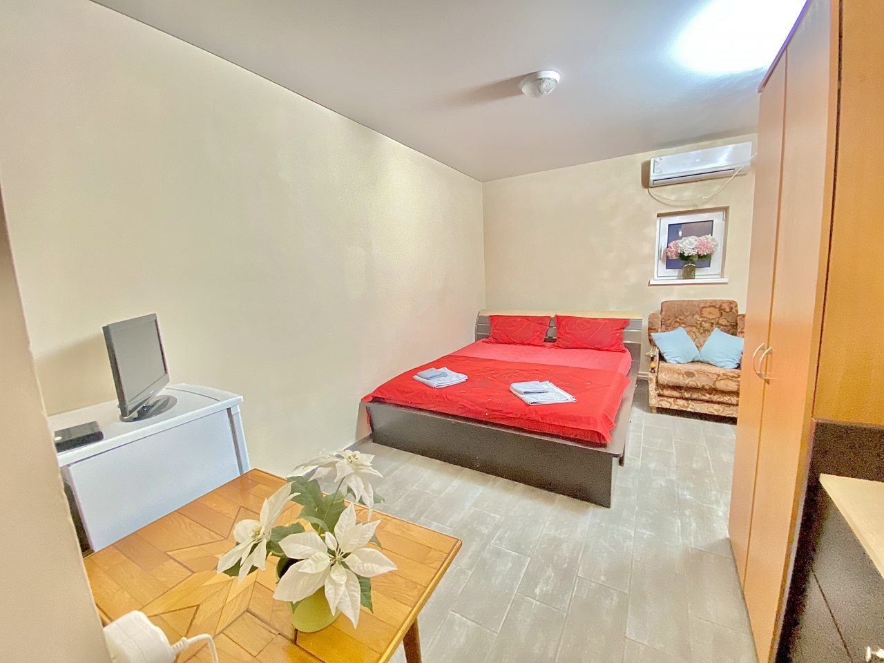 Двухместный (Двухместный эконом с двуспальной кроватью), Гостевой дом На Тургенева 33