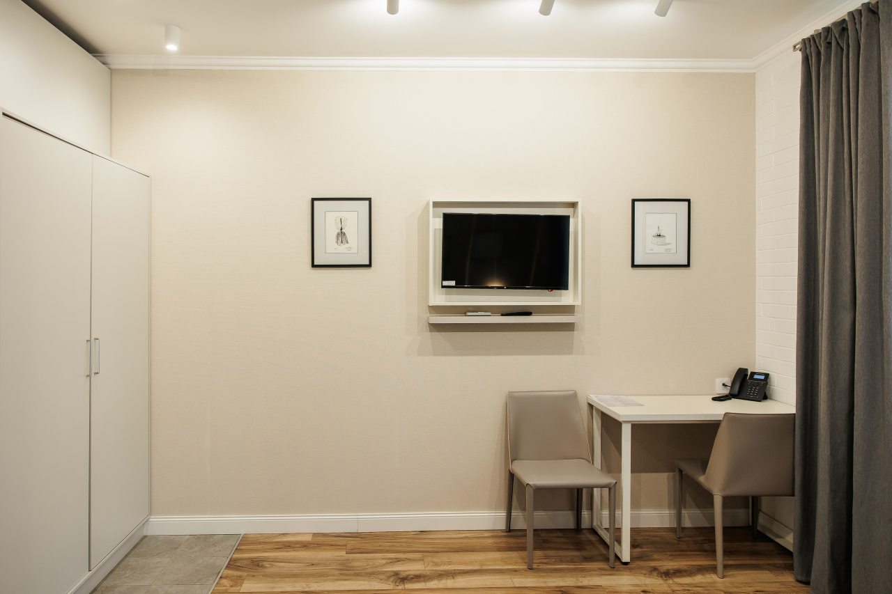 Двухместный (Просторный с 1 кроватью или 2 отдельными кроватями и кухней), Отель Артбокс