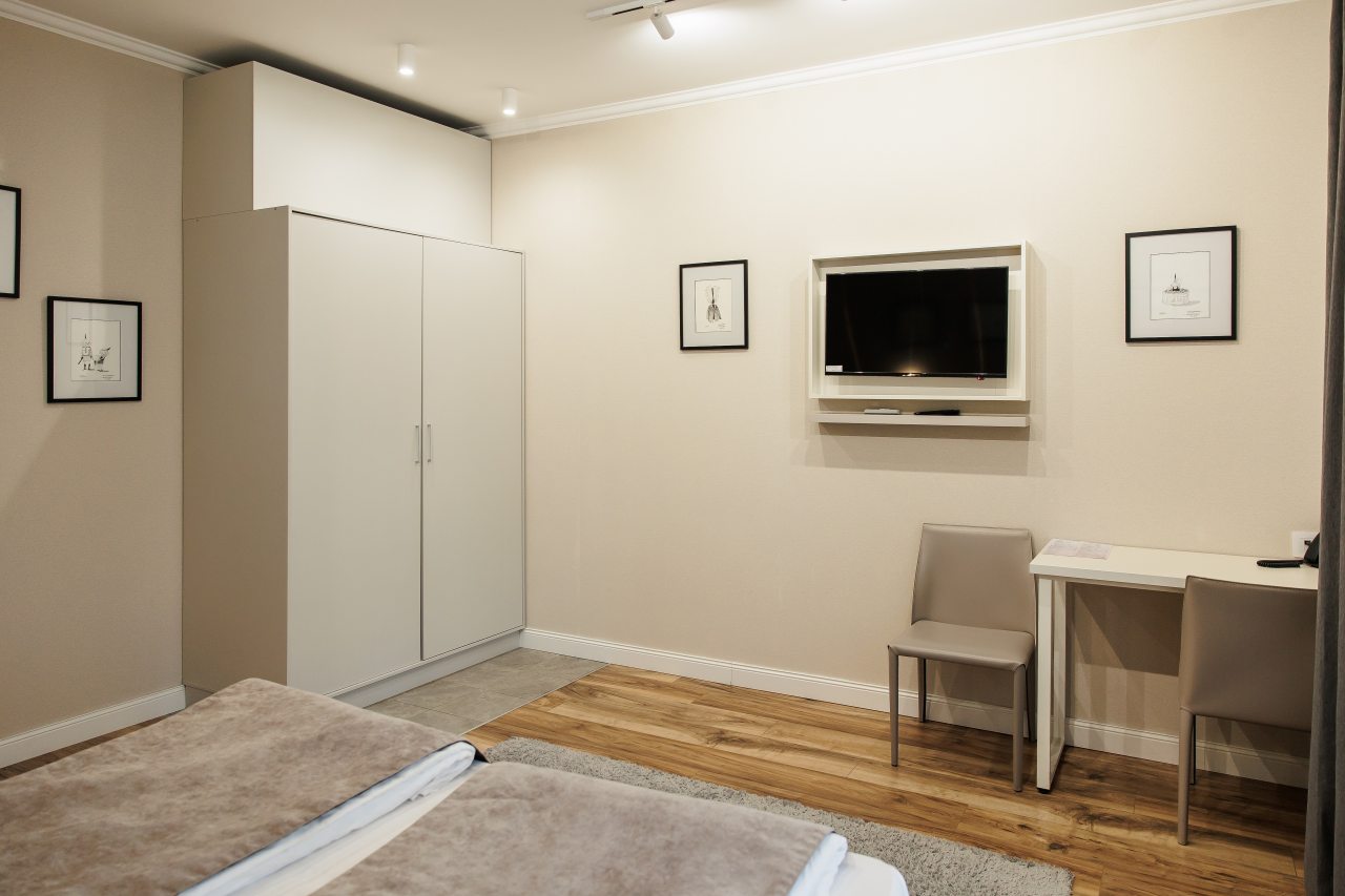 Двухместный (Просторный с 1 кроватью или 2 отдельными кроватями и кухней), Отель Артбокс