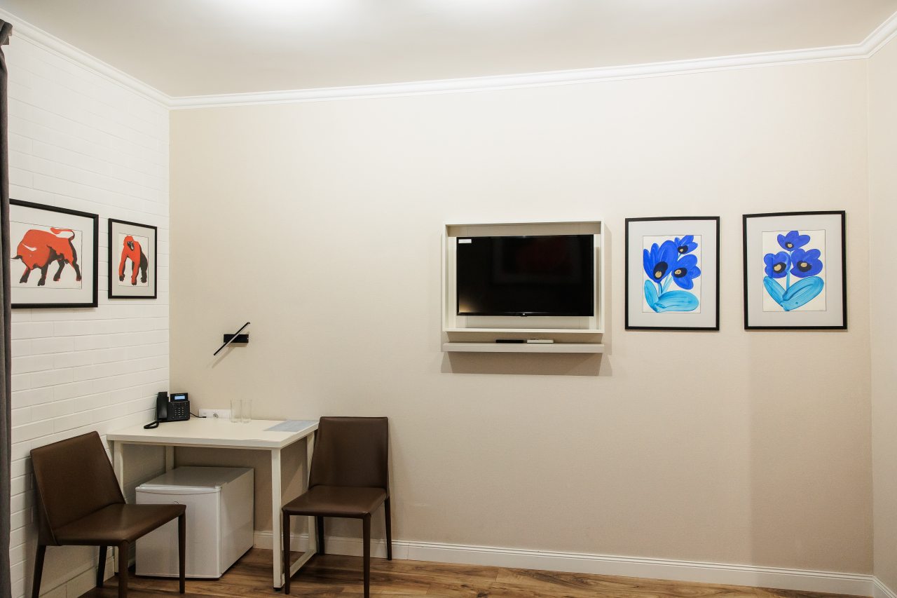 Двухместный (Стандарт с 1 кроватью или 2 отдельными кроватями), Отель Артбокс