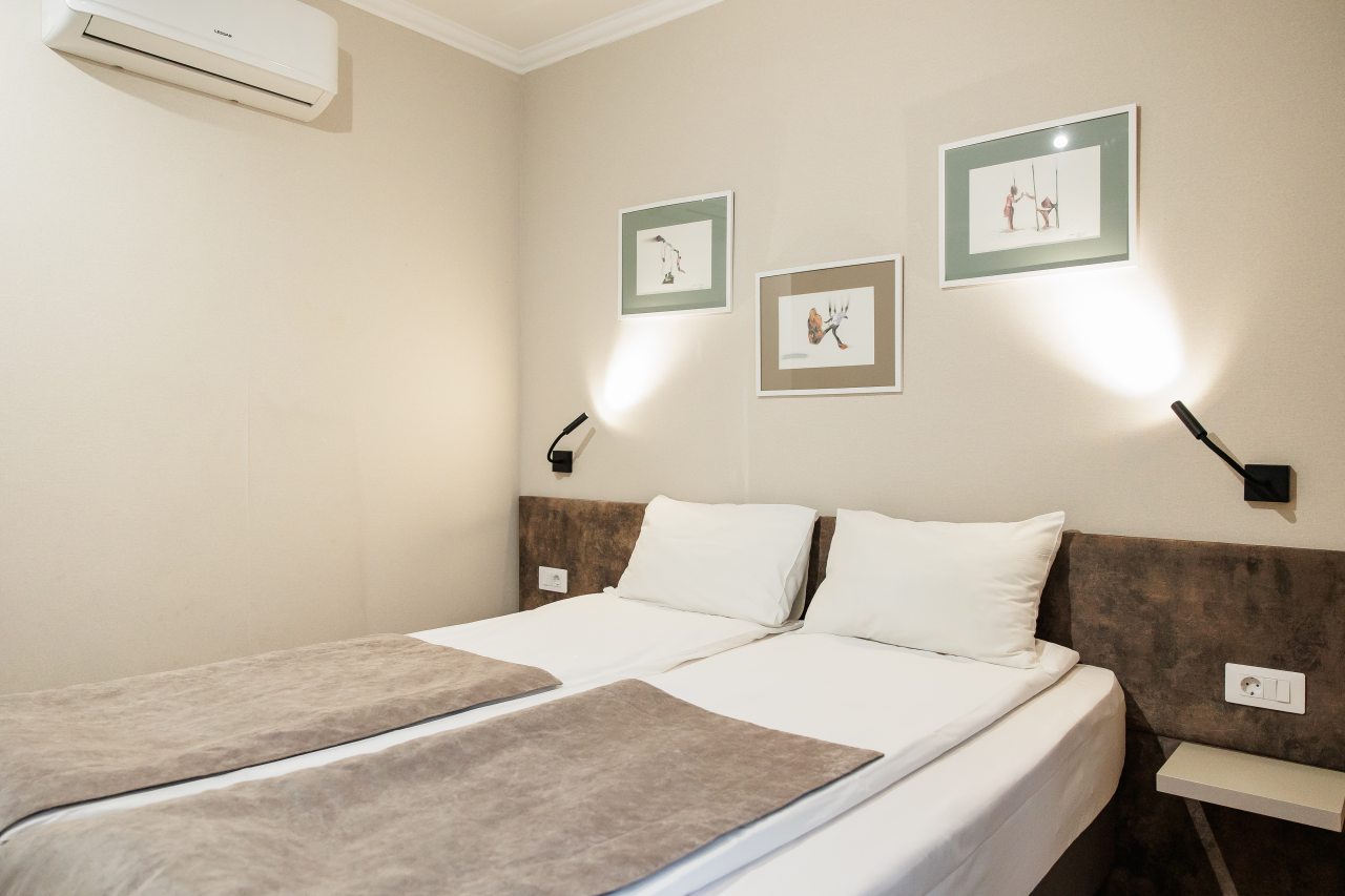 Двухместный (Стандарт с 1 кроватью или 2 отдельными кроватями), Отель Артбокс