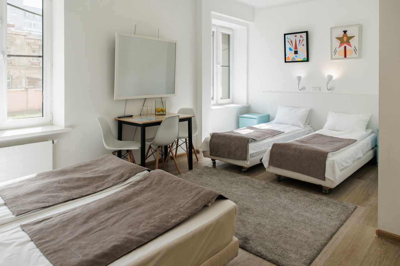 Четырехместный (С душем), Отель Артбокс