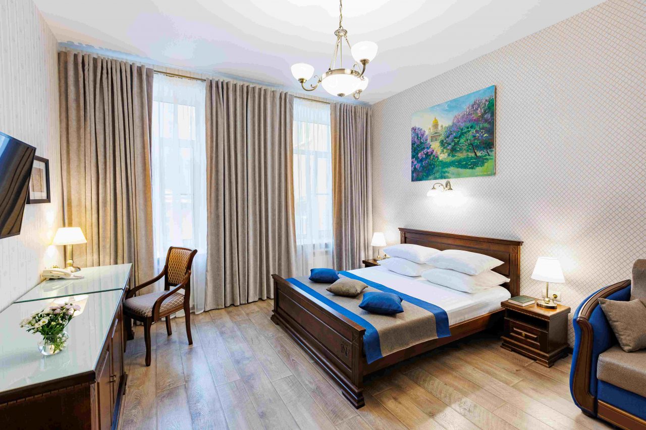 Двухместный (Улучшенный двухместный номер с 1 кроватью), Отель Северный Цветок