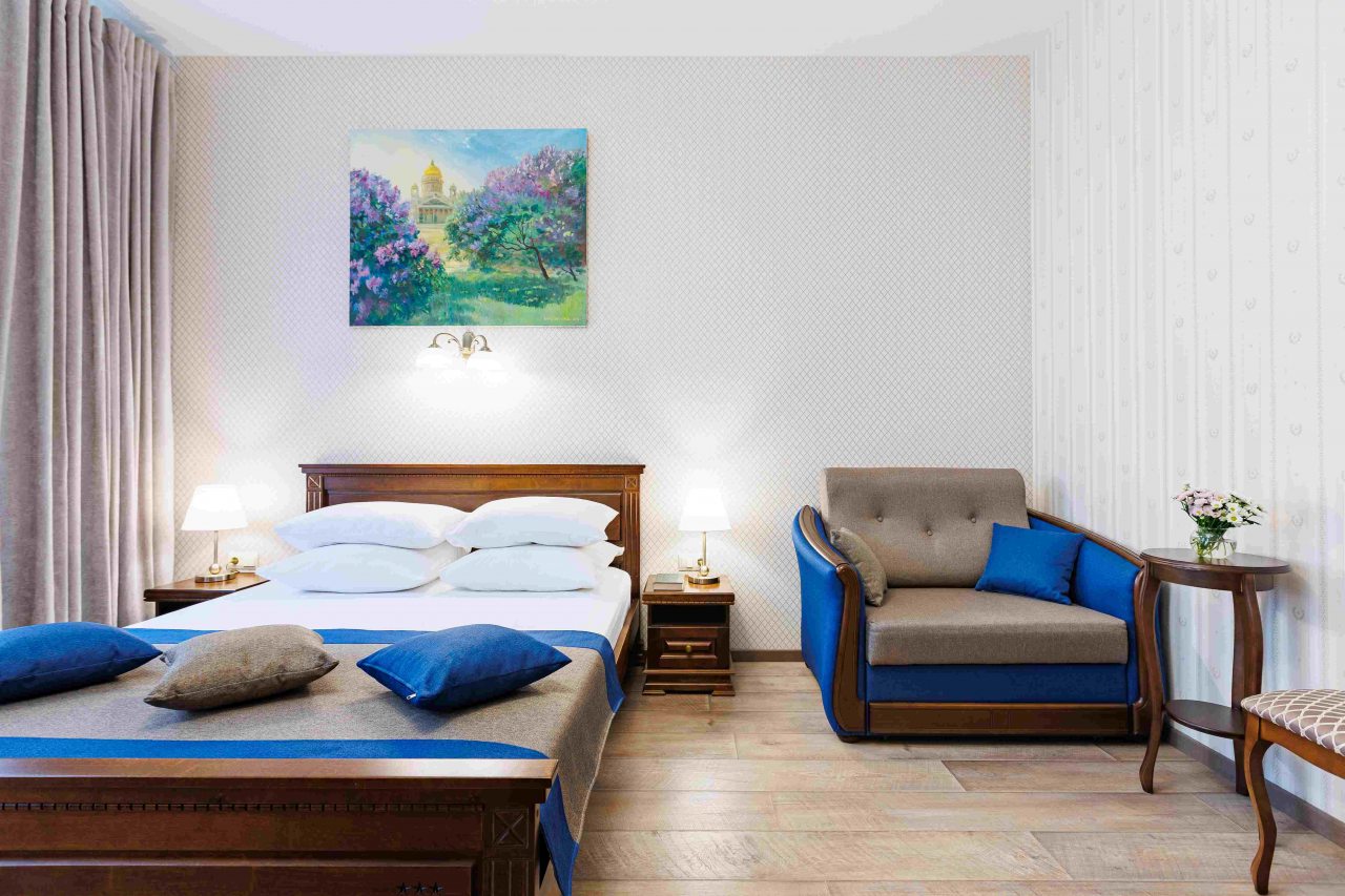 Двухместный (Улучшенный двухместный номер с 1 кроватью), Отель Северный Цветок