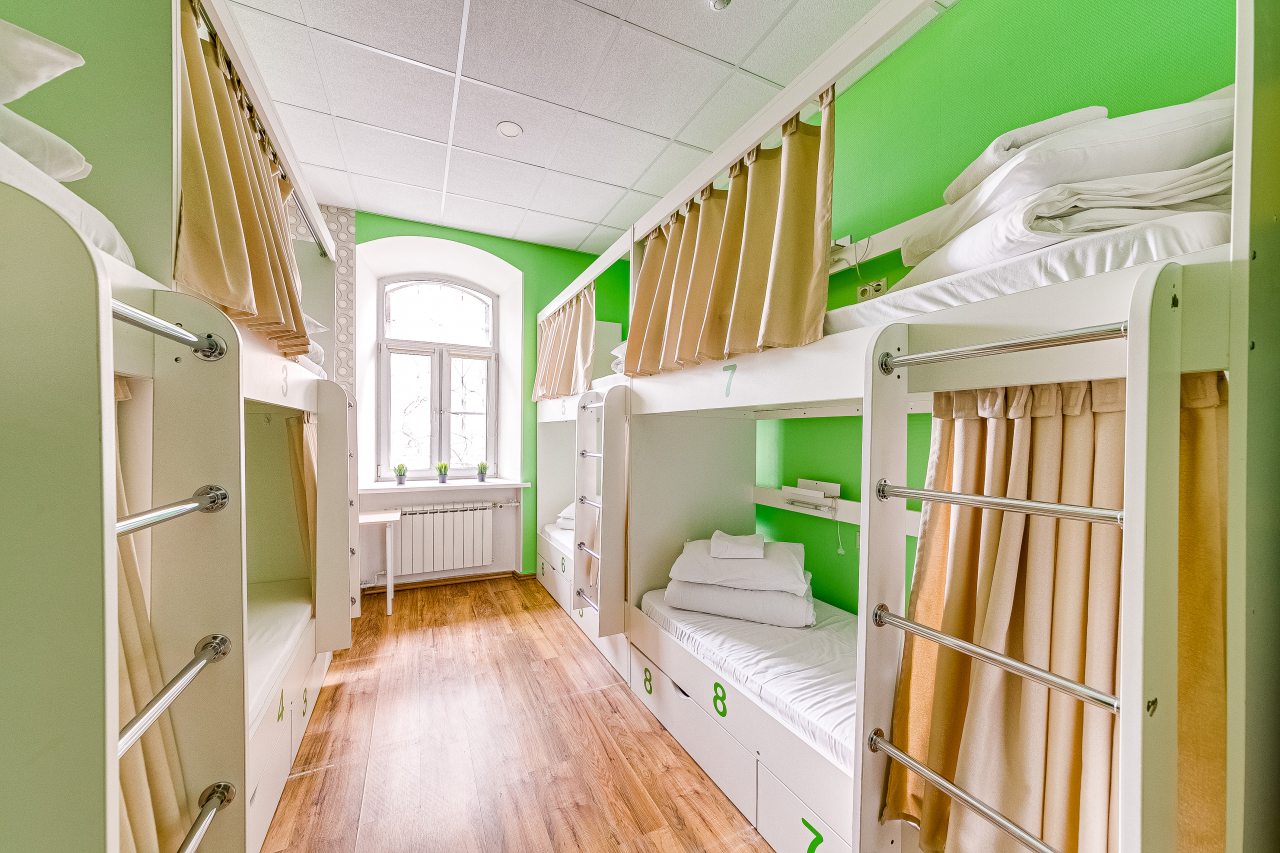 Восьмиместный (Кровать в общем 8-местном номере для мужчин и женщин) хостела Dream Place Hostel, Москва