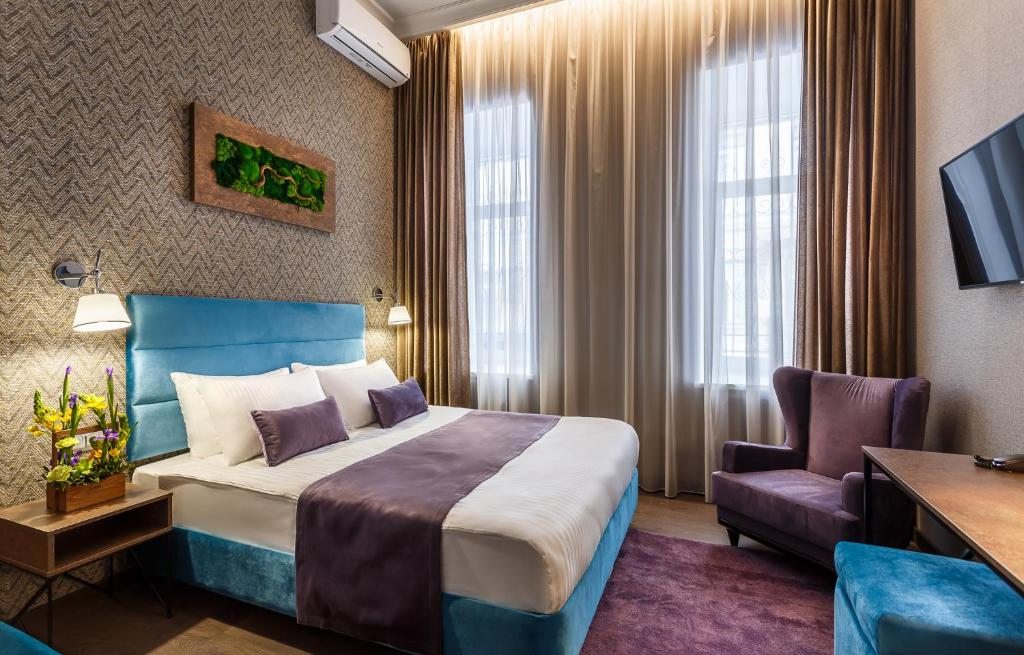 Двухместный (Двухместный номер Comfort с одной кроватью) мини-отеля Мансилион, Москва