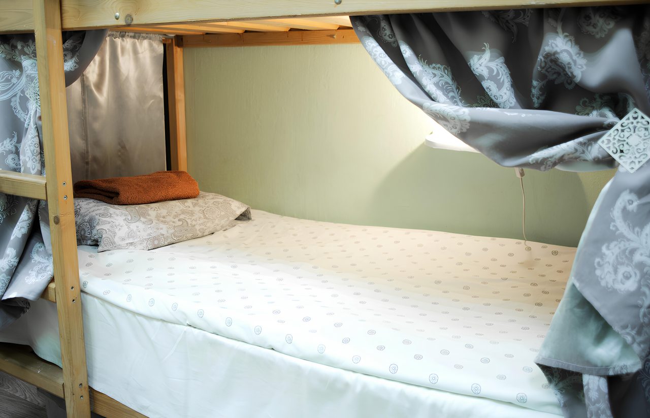 Восьмиместный (Кровать в общем номере для мужчин и женщин), Хостел Парк Победы