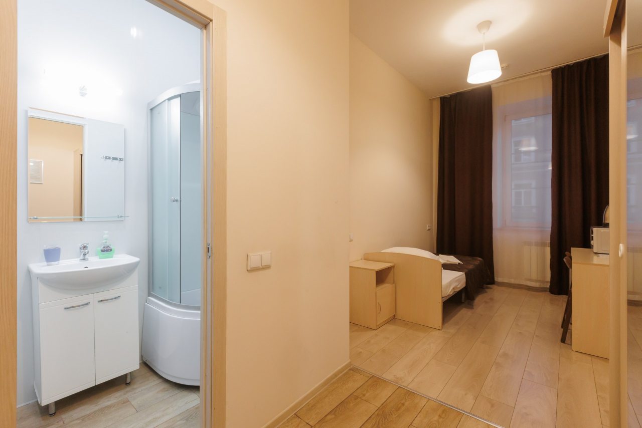 Одноместный (Комфорт), Отель SuperHostel на 1-й Советской 12