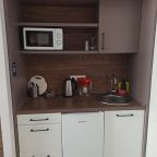 Кухня в номерах отеля Явпитере