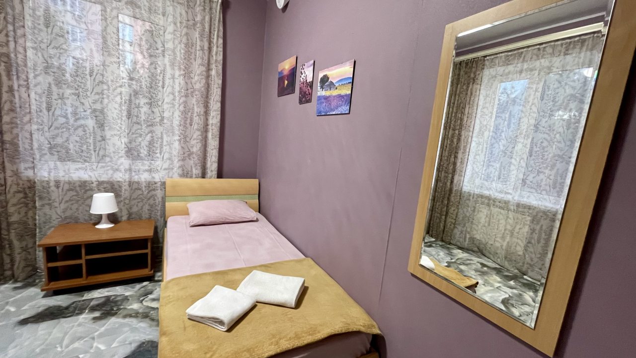 Одноместный (Угловой стандарт, 2 окна, вентилятор)), Гостевой дом Алина