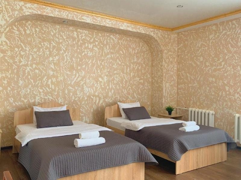 Двухместный (Двухместный номер с 2 отдельными кроватями и видом на город) отеля Гостиница Павлодар