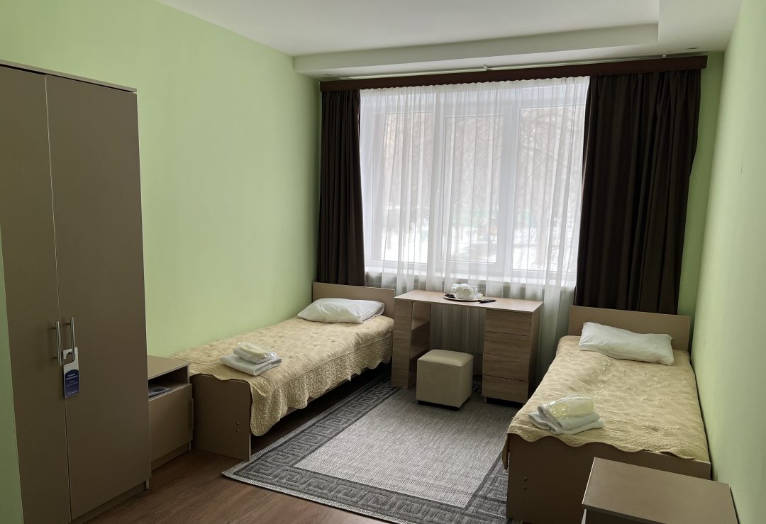 Двухместный (Стандартный двухместный номер с 2 отдельными кроватями) отеля Черемушки, Москва