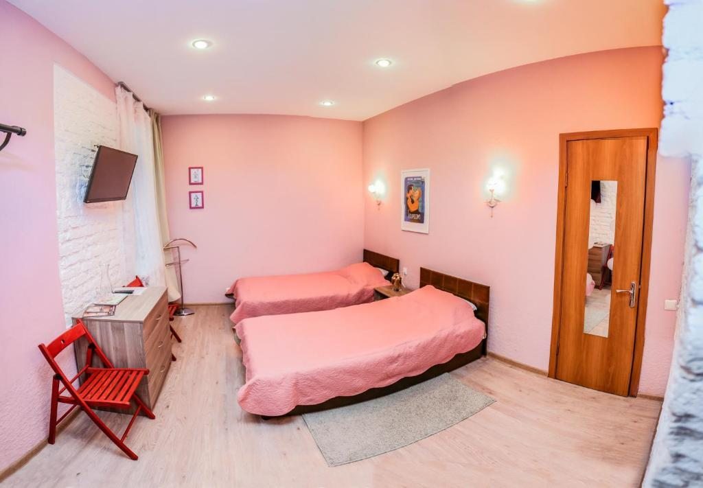 Двухместный (Стандартный двухместный номер с 1 кроватью или 2 отдельными кроватями) гостевого дома Люмьер, Санкт-Петербург