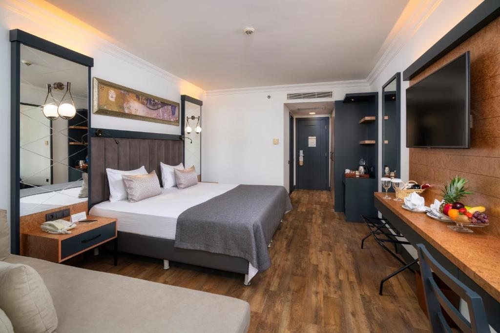Двухместный (Стандартный двухместный номер с 1 кроватью и видом на сад) курортного отеля Alva Donna Exclusive Hotel & Spa, Белек
