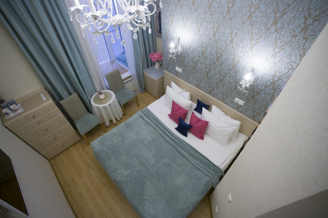 Двухместный (Комфорт с кроватью размера «king-size» #104 (Комната с собственной ванной комнатой)) гостевого дома VENETA Rooms, Санкт-Петербург
