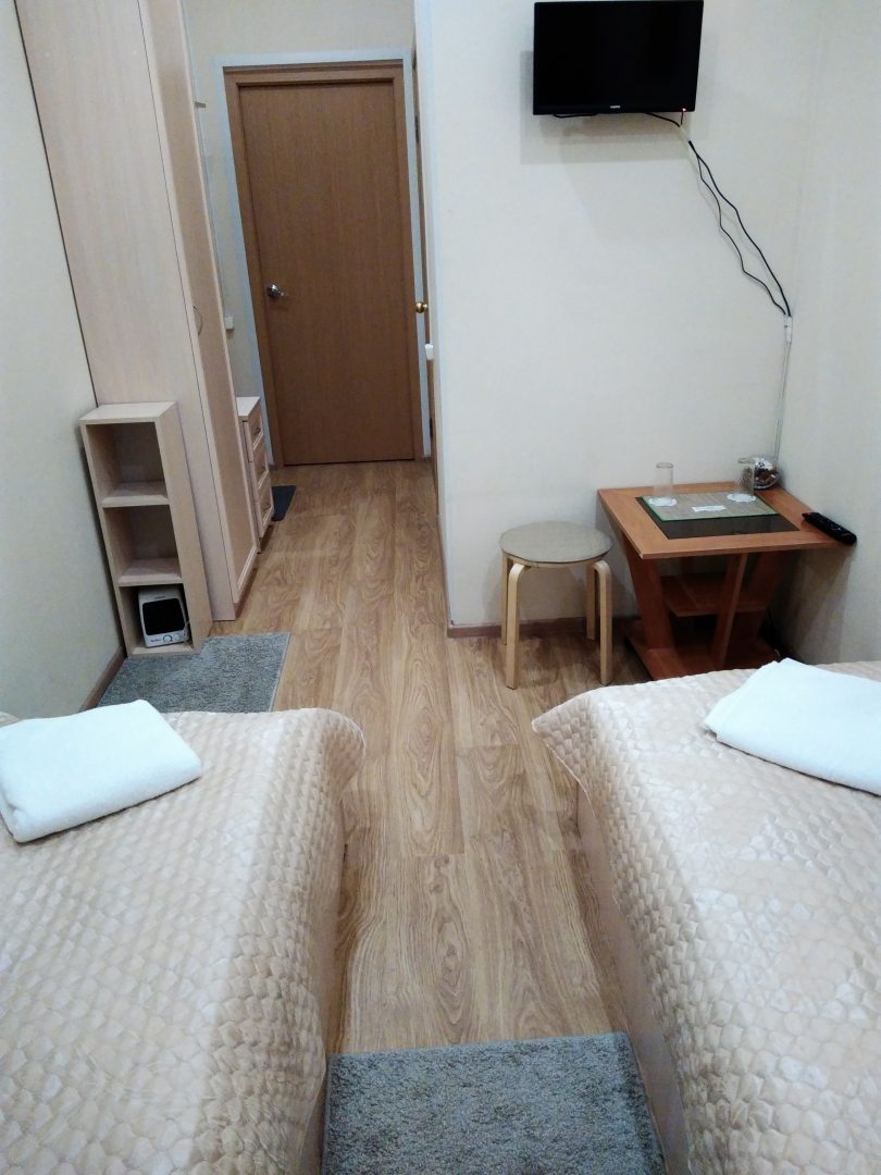 Двухместный (Стандартный двухместный номер с 2 отдельными кроватями) отеля Тихий Дворик, Санкт-Петербург