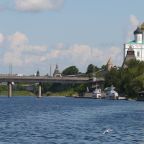 Вид на реку Великая, Мини-отель Фаворит