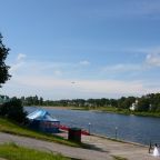 Вид на набережную реки Великой, Мини-отель Фаворит