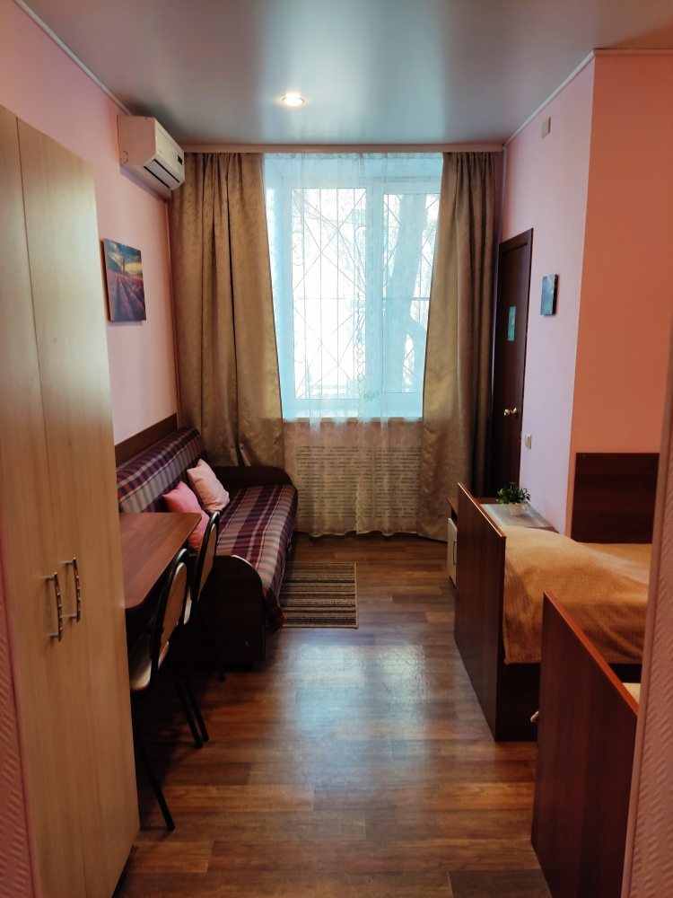 Двухместный (Большой двухместный номер с двумя раздельными кроватями) мини-отеля Абсолют на Руставели, Челябинск