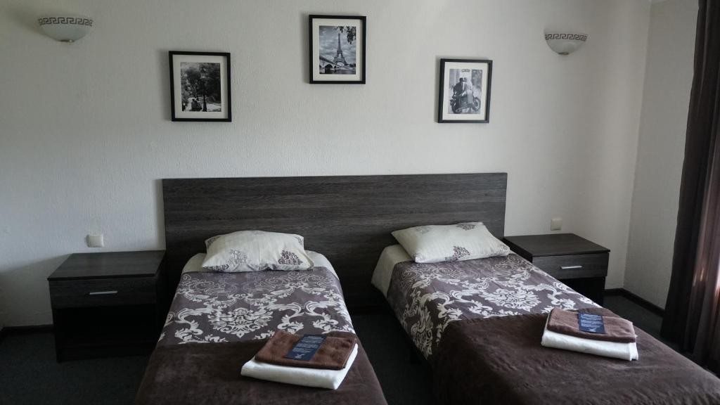 Двухместный (Двухместный номер с 2 отдельными кроватями и собственной ванной комнатой) парк-отеля Чайка, Барнаул
