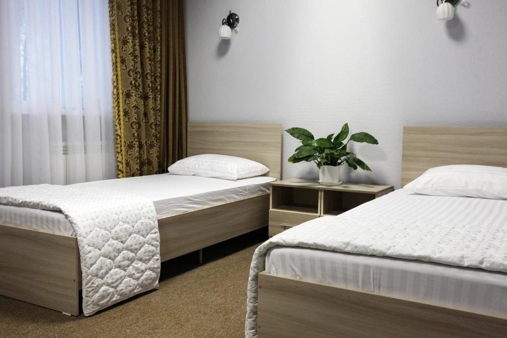 Двухместный (Улучшенный двухместный номер с 2 отдельными кроватями) мини-гостиницы Шамбала, Белгород