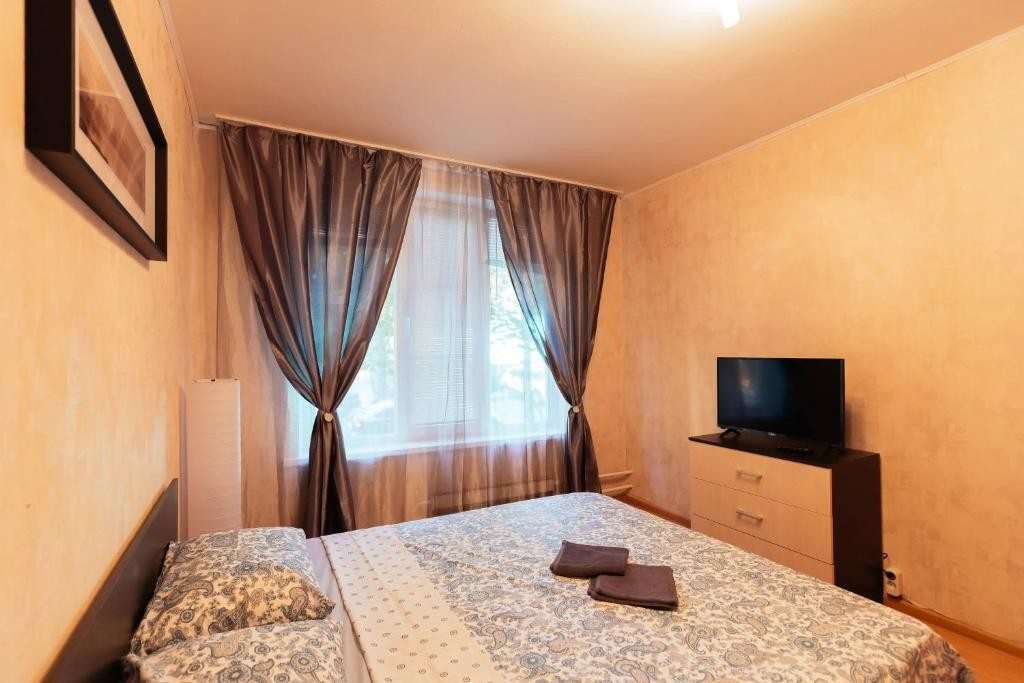 Двухместный (Стандартный двухместный номер с 1 кроватью и общей ванной комнатой) отеля Мини-гостиница на Введенского, Москва