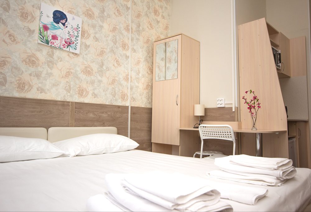 Двухместный (Бюджетный номер с 1 кроватью или 2 отдельными кроватями) отеля Амай-отель на Первомайской, Москва