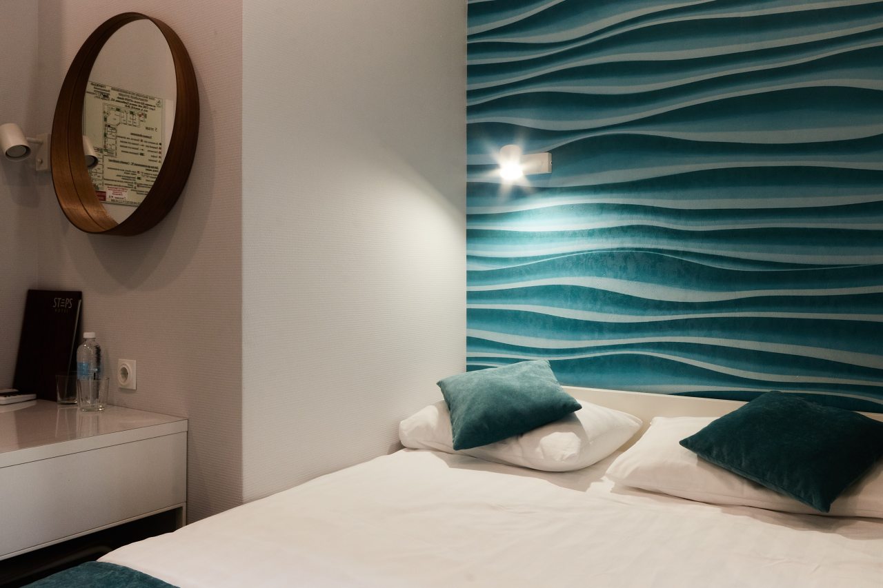 Двухместный (Небольшой номер с двуспальной кроватью), STEPS HOTEL