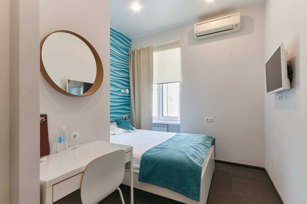 Двухместный (Небольшой номер с двуспальной кроватью), STEPS HOTEL