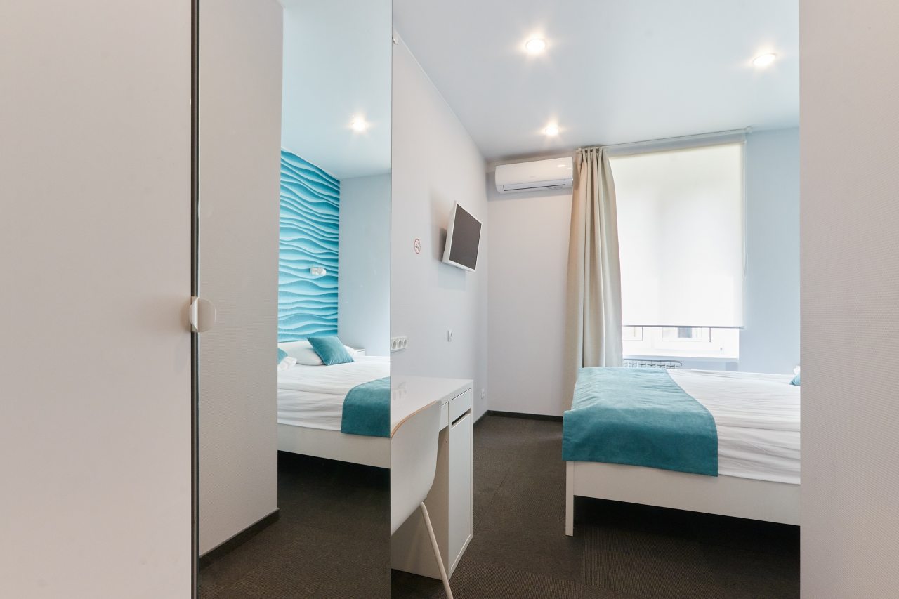 Двухместный (Стандартный номер с двуспальной кроватью), STEPS HOTEL