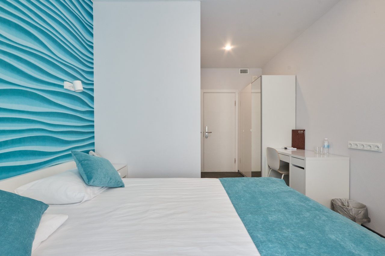 Двухместный (Стандартный номер с двуспальной кроватью), STEPS HOTEL